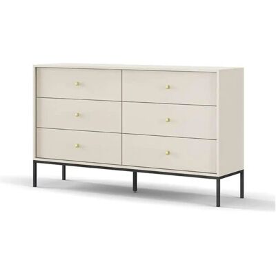 Höffner Kommode Molly ¦ beige ¦ Maße (cm): B: 154 H: 91 Höffner Kommode Molly ¦ beige ¦ Maße (cm): B: 154 H: 91