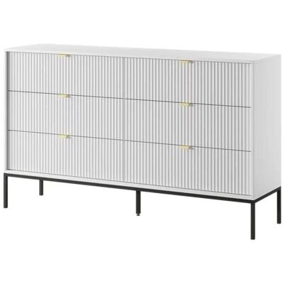 Höffner Kommode Nova ¦ weiß ¦ Maße (cm): B: 154 H: 91 Höffner Kommode Nova ¦ weiß ¦ Maße (cm): B: 154 H: 91