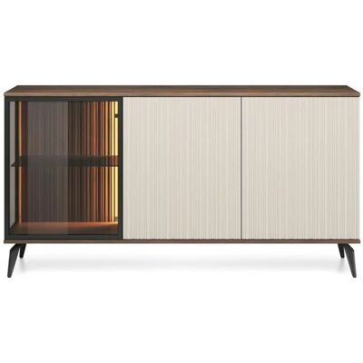 Höffner Sideboard Vico ¦ beige ¦ Maße (cm): B: 154 H: 80 Höffner Sideboard Vico ¦ beige ¦ Maße (cm): B: 154 H: 80