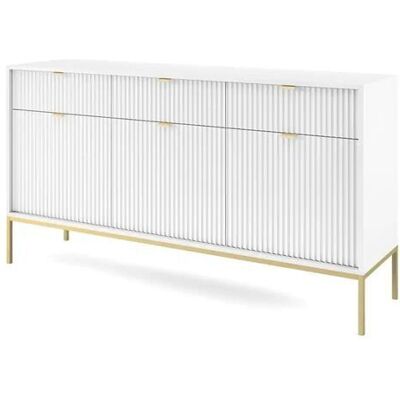 Höffner Sideboard Nova ¦ weiß ¦ Maße (cm): B: 154 H: 83 Höffner Sideboard Nova ¦ weiß ¦ Maße (cm): B: 154 H: 83