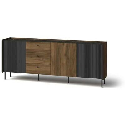 Höffner Sideboard Prestigo ¦ braun ¦ Maße (cm): B: 200 H: 78 Höffner Sideboard Prestigo ¦ braun ¦ Maße (cm): B: 200 H: 78
