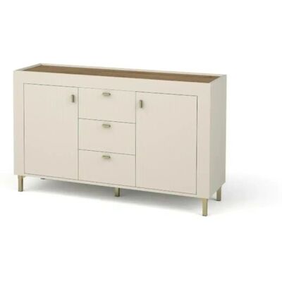 Höffner Sideboard Mossa ¦ beige ¦ Maße (cm): B: 137 H: 84 Höffner Sideboard Mossa ¦ beige ¦ Maße (cm): B: 137 H: 84