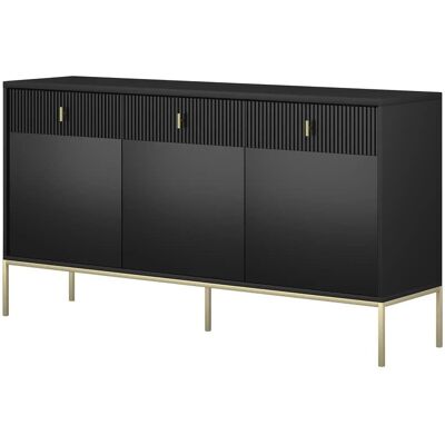 Höffner Sideboard Maglione ¦ schwarz ¦ Maße (cm): B: 154 H: 83 T: 39.0 Höffner Sideboard Maglione ¦ schwarz ¦ Maße (cm): B: 154 H: 83 T: 39.0