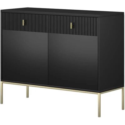 Höffner Kommode Maglione ¦ schwarz ¦ Maße (cm): B: 104,2 H: 82,6 T: 39.0 Höffner Kommode Maglione ¦ schwarz ¦ Maße (cm): B: 104,2 H: 82,6 T: 39.0