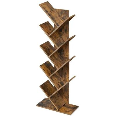 Höffner Standregal Koni ¦ braun ¦ Maße (cm): B: 50 H: 141,5 Höffner Standregal Koni ¦ braun ¦ Maße (cm): B: 50 H: 141,5