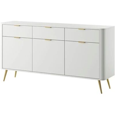 Selsey Sideboard Oval ¦ weiß ¦ Maße (cm): B: 163,5 H: 83,6 Selsey Sideboard Oval ¦ weiß ¦ Maße (cm): B: 163,5 H: 83,6