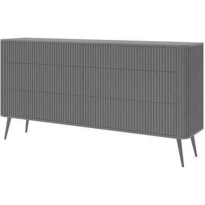 Selsey Sideboard Ovarlo ¦ schwarz ¦ Maße (cm): B: 168 H: 83,8 Selsey Sideboard Ovarlo ¦ schwarz ¦ Maße (cm): B: 168 H: 83,8