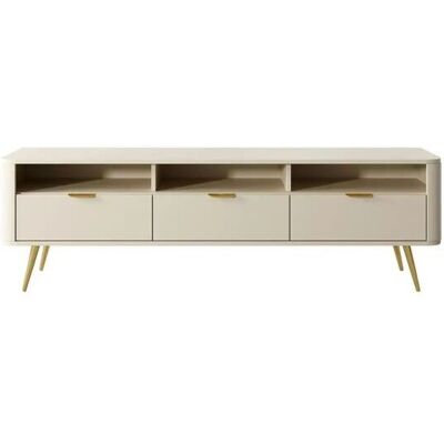 Selsey Lowboard Oval ¦ beige ¦ Maße (cm): B: 162 H: 49 Selsey Lowboard Oval ¦ beige ¦ Maße (cm): B: 162 H: 49