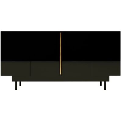 Höffner Sideboard Artemisa ¦ schwarz ¦ Maße (cm): B: 163 H: 81 Höffner Sideboard Artemisa ¦ schwarz ¦ Maße (cm): B: 163 H: 81
