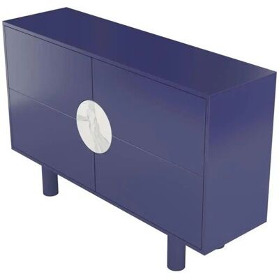 Höffner Sideboard Zoe ¦ blau ¦ Maße (cm): B: 140 H: 90 Höffner Sideboard Zoe ¦ blau ¦ Maße (cm): B: 140 H: 90