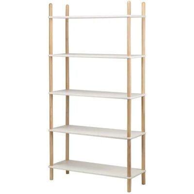 Nordlys Modell - Industrielles Weißes Regal - 80x30x154cm Nordlys Modell - Industrielles Weißes Regal - 80x30x154cm