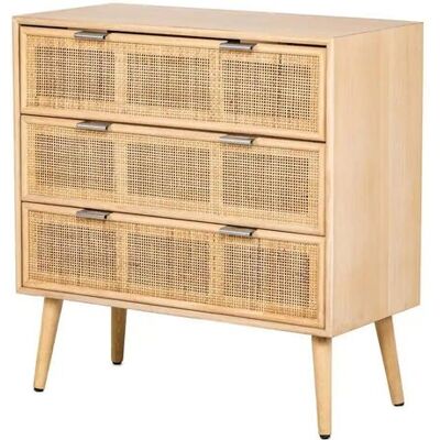 Nordlys Modell 75x35x78cm Massivholz Rattanschublade Nordlys Modell 75x35x78cm Massivholz Rattanschublade