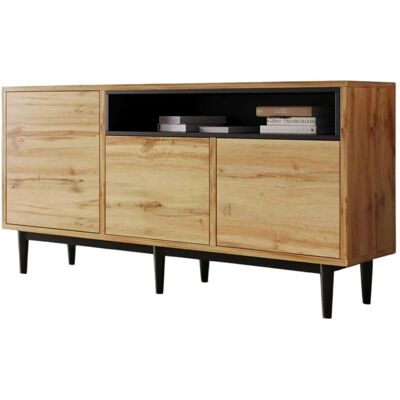 Höffner Sideboard ¦ holzfarben ¦ Maße (cm): B: 160 H: 76 Höffner Sideboard ¦ holzfarben ¦ Maße (cm): B: 160 H: 76