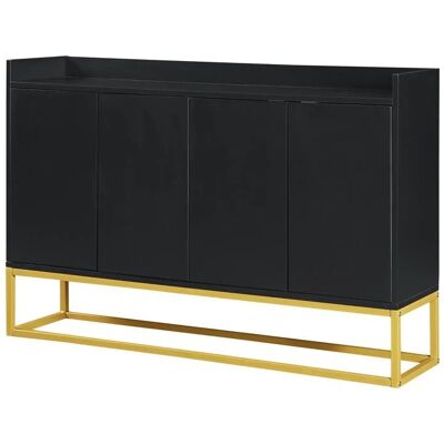 Höffner Sideboard ¦ schwarz ¦ Maße (cm): B: 120 H: 80 Höffner Sideboard ¦ schwarz ¦ Maße (cm): B: 120 H: 80
