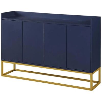 Höffner Sideboard ¦ blau ¦ Maße (cm): B: 120 H: 80 Höffner Sideboard ¦ blau ¦ Maße (cm): B: 120 H: 80