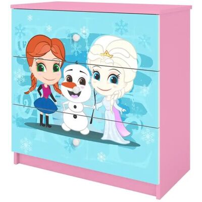 Höffner Kommode Snow Princesses ¦ rosa/pink ¦ Maße (cm): B: 81 H: 80,5 Höffner Kommode Snow Princesses ¦ rosa/pink ¦ Maße (cm): B: 81 H: 80,5