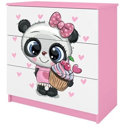 Höffner Kommode Panda ¦ rosa/pink ¦ Maße (cm): B: 81 H: 80,5 Höffner Kommode Panda ¦ rosa/pink ¦ Maße (cm): B: 81 H: 80,5