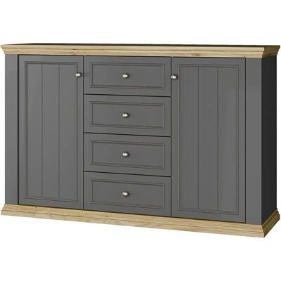 Höffner Sideboard Countryside ¦ grau ¦ Maße (cm): B: 148,6 H: 95,3 T: 43.5 Höffner Sideboard Countryside ¦ grau ¦ Maße (cm): B: 148,6 H: 95,3 T: 43.5