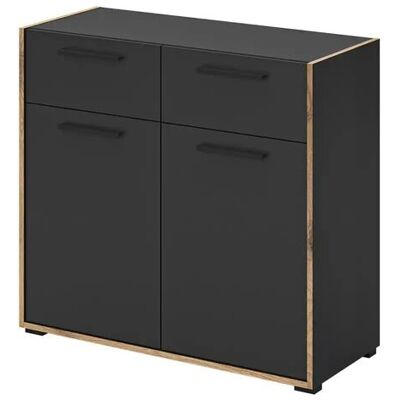 Höffner Sideboard Bueno ¦ grau ¦ Maße (cm): B: 95 H: 86 Höffner Sideboard Bueno ¦ grau ¦ Maße (cm): B: 95 H: 86