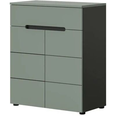 Höffner Sideboard ¦ grau ¦ Maße (cm): B: 80 H: 94 Höffner Sideboard ¦ grau ¦ Maße (cm): B: 80 H: 94