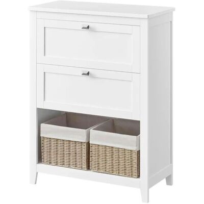 Höffner Kommode ¦ weiß ¦ Maße (cm): B: 60 H: 80 Höffner Kommode ¦ weiß ¦ Maße (cm): B: 60 H: 80