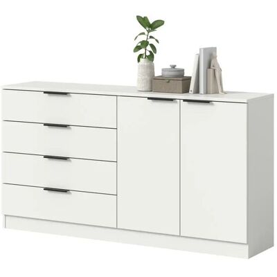 Höffner Sideboard Kopenhagen ¦ weiß ¦ Maße (cm): B: 148 H: 80 Höffner Sideboard Kopenhagen ¦ weiß ¦ Maße (cm): B: 148 H: 80
