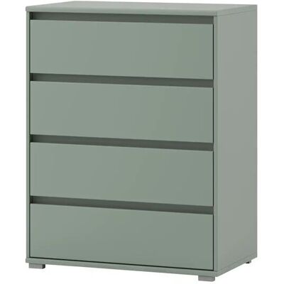 Höffner Kommode Igliano ¦ grün ¦ Maße (cm): B: 80 H: 103 T: 48.0 Höffner Kommode Igliano ¦ grün ¦ Maße (cm): B: 80 H: 103 T: 48.0