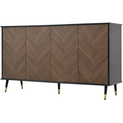 Höffner Sideboard ¦ braun ¦ Maße (cm): B: 140 H: 80 Höffner Sideboard ¦ braun ¦ Maße (cm): B: 140 H: 80