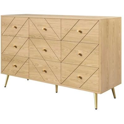Höffner Kommode ¦ holzfarben ¦ Maße (cm): B: 120 H: 80 Höffner Kommode ¦ holzfarben ¦ Maße (cm): B: 120 H: 80
