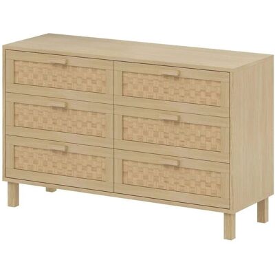 Höffner Kommode ¦ holzfarben ¦ Maße (cm): B: 120 H: 75 Höffner Kommode ¦ holzfarben ¦ Maße (cm): B: 120 H: 75