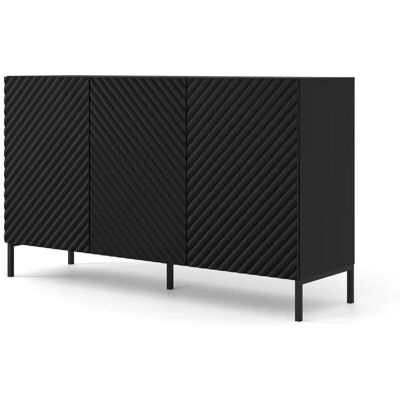 Höffner Sideboard ¦ schwarz ¦ Maße (cm): B: 150 H: 87 Höffner Sideboard ¦ schwarz ¦ Maße (cm): B: 150 H: 87