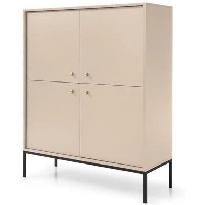 Selsey Highboard ¦ beige ¦ Maße (cm): B: 103,5 H: 125,5 Selsey Highboard ¦ beige ¦ Maße (cm): B: 103,5 H: 125,5