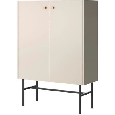 Selsey Highboard ¦ beige ¦ Maße (cm): B: 93,2 H: 131,7 Selsey Highboard ¦ beige ¦ Maße (cm): B: 93,2 H: 131,7