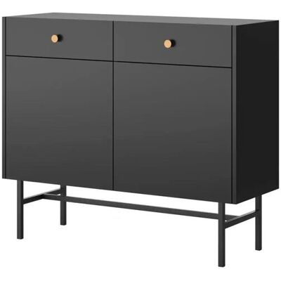 Selsey Sideboard ¦ schwarz ¦ Maße (cm): B: 104,4 H: 89,4 Selsey Sideboard ¦ schwarz ¦ Maße (cm): B: 104,4 H: 89,4