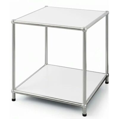 Floordirekt Metallregal ¦ weiß ¦ Maße (cm): B: 40 H: 46 Floordirekt Metallregal ¦ weiß ¦ Maße (cm): B: 40 H: 46