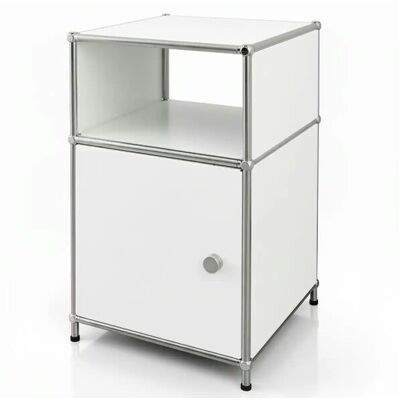Floordirekt Metallregal ¦ weiß ¦ Maße (cm): B: 40 H: 65 Floordirekt Metallregal ¦ weiß ¦ Maße (cm): B: 40 H: 65