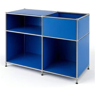 Floordirekt Metallregal ¦ blau ¦ Maße (cm): B: 88 H: 65 Floordirekt Metallregal ¦ blau ¦ Maße (cm): B: 88 H: 65