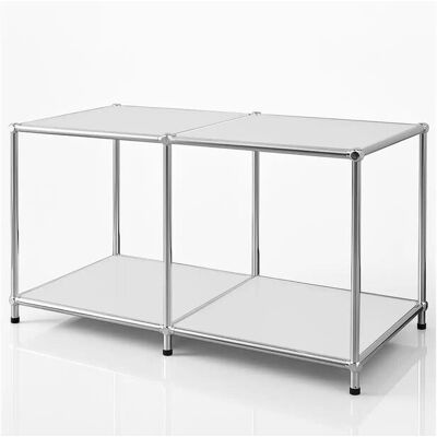 Floordirekt Metallregal ¦ weiß ¦ Maße (cm): B: 78 H: 46 Floordirekt Metallregal ¦ weiß ¦ Maße (cm): B: 78 H: 46