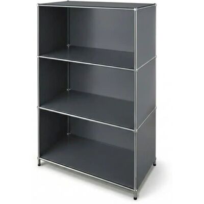 Floordirekt Metallregal ¦ grau ¦ Maße (cm): B: 75 H: 120 Floordirekt Metallregal ¦ grau ¦ Maße (cm): B: 75 H: 120