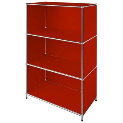 Floordirekt Metallregal ¦ rot ¦ Maße (cm): B: 75 H: 120 Floordirekt Metallregal ¦ rot ¦ Maße (cm): B: 75 H: 120