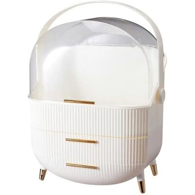 Höffner Make-Up Organizer ¦ Kunststoff ¦ Maße (cm): B: 28,5 H: 36 T: 20.0 Höffner Make-Up Organizer ¦ Kunststoff ¦ Maße (cm): B: 28,5 H: 36 T: 20.0