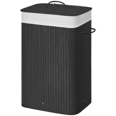 Songmics Bambus-Wäschekorb mit Deckel - 72L Songmics Bambus-Wäschekorb mit Deckel - 72L