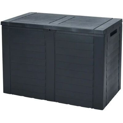 Koopman 175L Gartenschrank aus Kunststoff - Gartenbox mit Deckel Koopman 175L Gartenschrank aus Kunststoff - Gartenbox mit Deckel