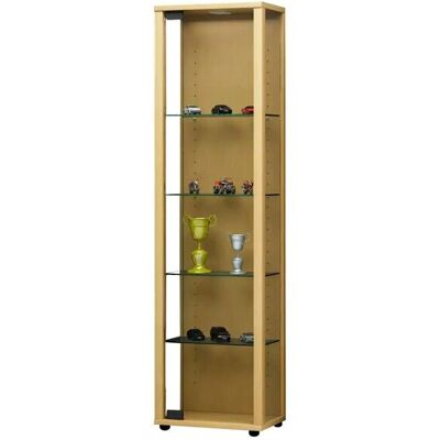 VCM Edana Mini Vitrine Braun mit LED-Beleuchtung VCM Edana Mini Vitrine Braun mit LED-Beleuchtung