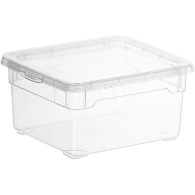 Rotho Aufbewahrungsbox CLEAR ¦ transparent/klar ¦ Kunststoff ¦ Maße (cm): B: Rotho Aufbewahrungsbox CLEAR ¦ transparent/klar ¦ Kunststoff ¦ Maße (cm): B: