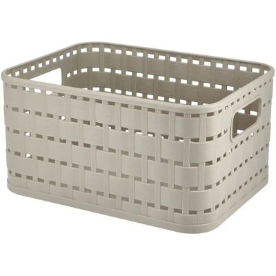 Rotho Aufbewahrungsbox COUNTRY ¦ beige ¦ Kunststoff ¦ Maße (cm): B: 13,7 H: 9,8 Rotho Aufbewahrungsbox COUNTRY ¦ beige ¦ Kunststoff ¦ Maße (cm): B: 13,7 H: 9,8