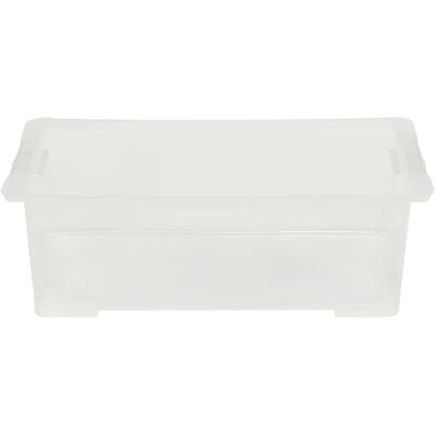 Rotho Aufbewahrungsbox EVO EASY ¦ transparent/klar ¦ Kunststoff ¦ Maße (cm): B: Rotho Aufbewahrungsbox EVO EASY ¦ transparent/klar ¦ Kunststoff ¦ Maße (cm): B: