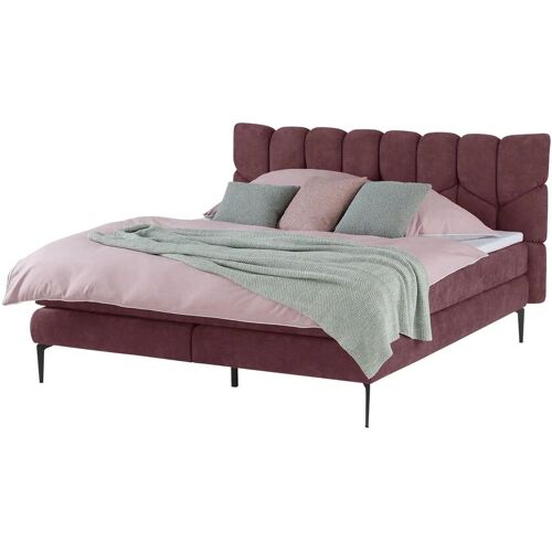 switch Boxspringbett  Bari ¦ rot ¦ Maße (cm): B: 195 H: 110