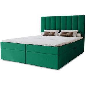 Höffner Boxbett mit Stauraum Nelia ¦ grün ¦ Maße (cm): B: 142 H: 124 Höffner Boxbett mit Stauraum Nelia ¦ grün ¦ Maße (cm): B: 142 H: 124
