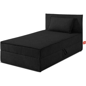 KONSIMO Boxbett mit Stauraum  H2 Roti ¦ schwarz ¦ Maße (cm): B: 85 H: 89 KONSIMO Boxbett mit Stauraum  H2 Roti ¦ schwarz ¦ Maße (cm): B: 85 H: 89